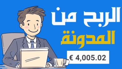 الربح من المدونة