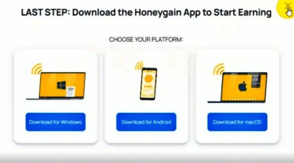 شرح تحميل وتشغيل برنامج Honeygain