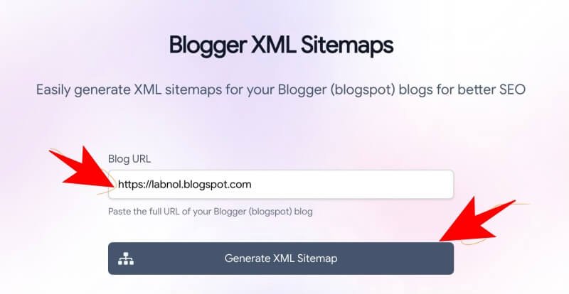 blogger/sitemap