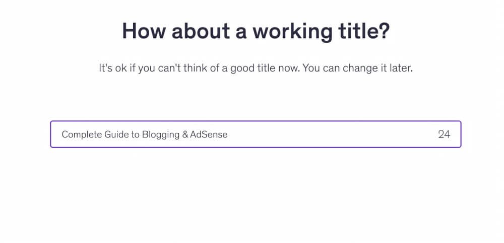 عنوان واضحًا