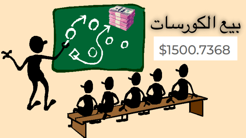 كيف الربح من بيع الكورسات 