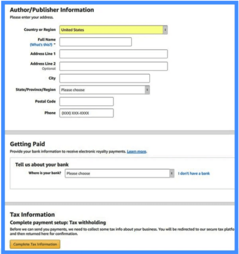 الربح من امازون كيندل